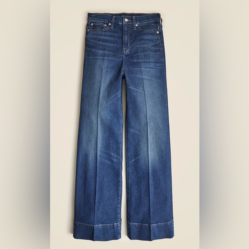 J. Crew High Waisted Wide Leg Jean BRAND NEW